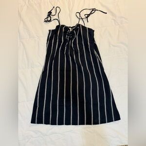 Billabong Black and White Striped dress